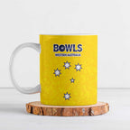 Western Australia Lawn Bowls Custom Ceramic Mug Aussie Minimalist Style - Aussie Hoodie
