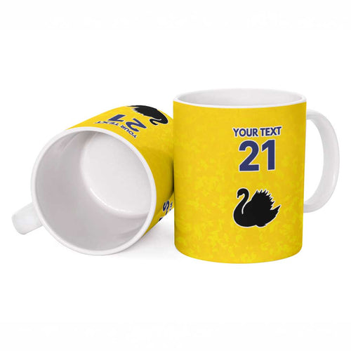 Western Australia Lawn Bowls Custom Ceramic Mug Aussie Minimalist Style - Aussie Hoodie