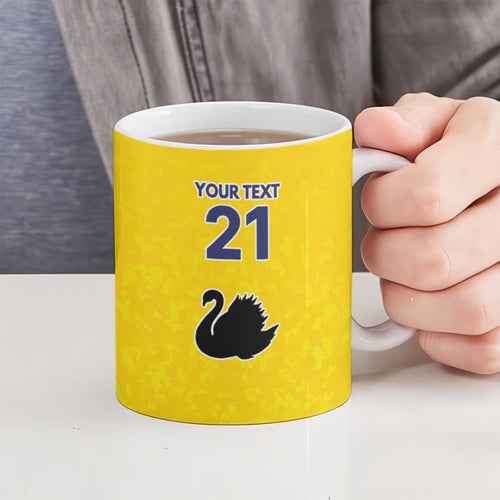 Western Australia Lawn Bowls Custom Ceramic Mug Aussie Minimalist Style - Aussie Hoodie