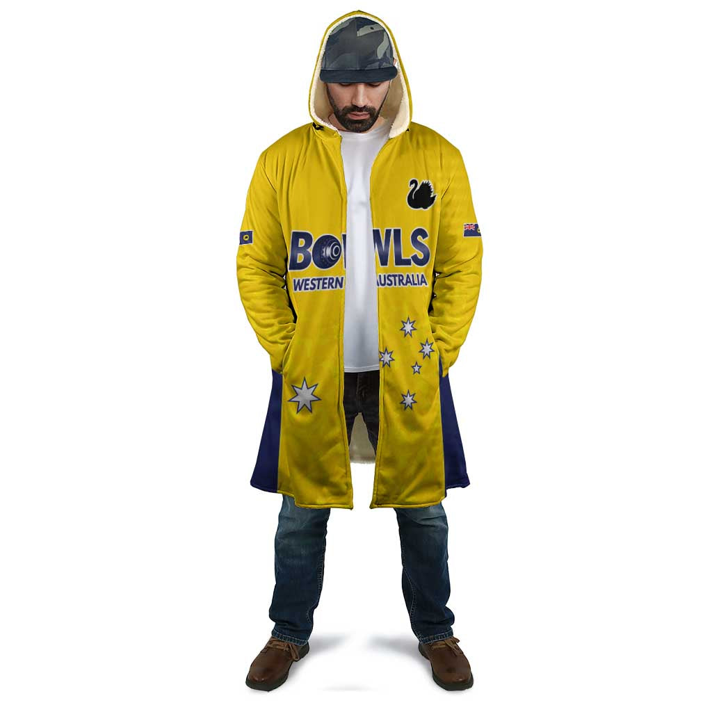 Western Australia Lawn Bowls Custom Cloak Aussie Minimalist Style - Aussie Hoodie