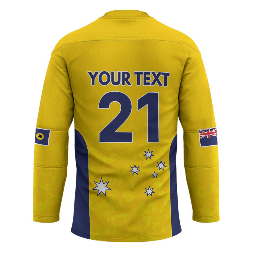 Western Australia Lawn Bowls Custom Hockey Jersey Aussie Minimalist Style - Aussie Hoodie