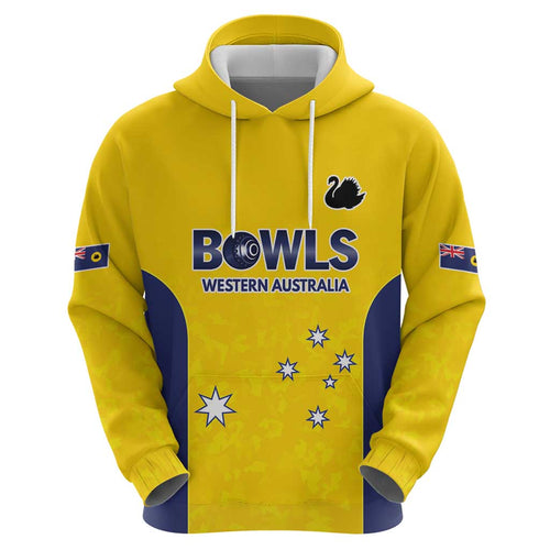 Western Australia Lawn Bowls Custom Hoodie Aussie Minimalist Style - Aussie Hoodie