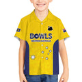 Western Australia Lawn Bowls Custom Kid Hawaiian Shirt Aussie Minimalist Style - Aussie Hoodie