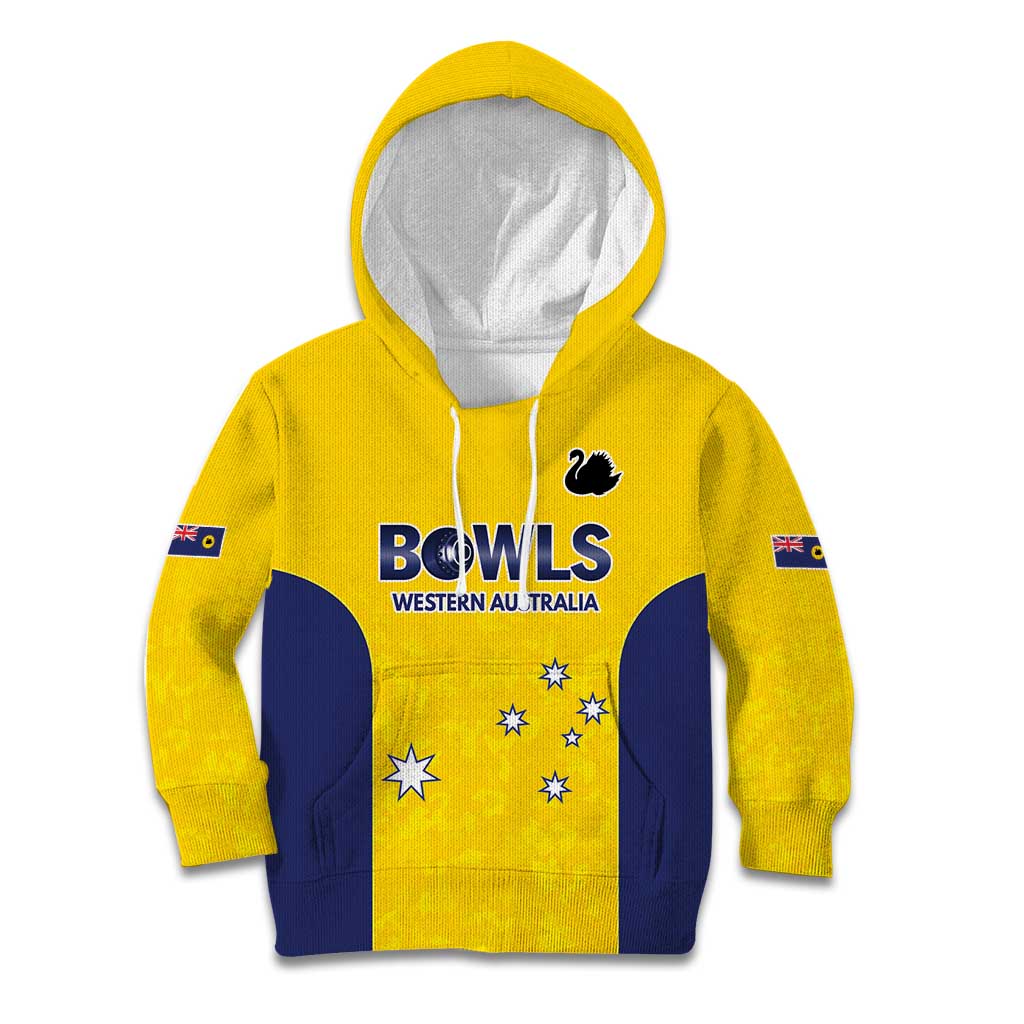Western Australia Lawn Bowls Custom Kid Hoodie Aussie Minimalist Style - Aussie Hoodie