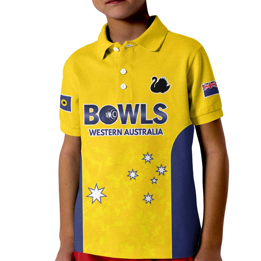 Western Australia Lawn Bowls Custom Kid Polo Shirt Aussie Minimalist Style - Aussie Hoodie