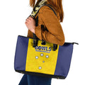 Western Australia Lawn Bowls Leather Tote Bag Aussie Minimalist Style - Aussie Hoodie