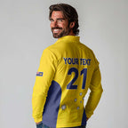 Western Australia Lawn Bowls Custom Long Sleeve Polo Shirt Aussie Minimalist Style - Aussie Hoodie