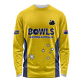 Western Australia Lawn Bowls Custom Long Sleeve Shirt Aussie Minimalist Style - Aussie Hoodie