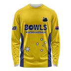 Western Australia Lawn Bowls Custom Long Sleeve Shirt Aussie Minimalist Style - Aussie Hoodie