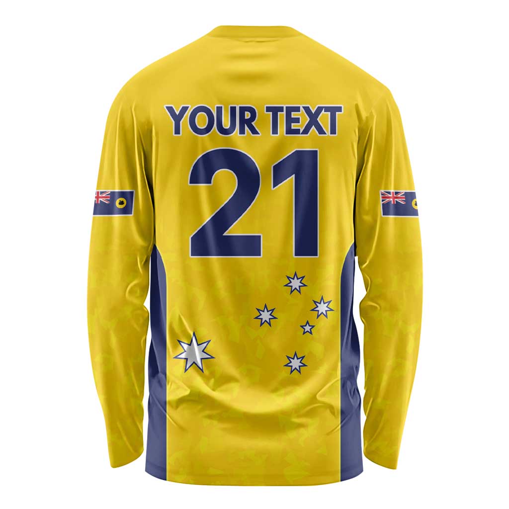 Western Australia Lawn Bowls Custom Long Sleeve Shirt Aussie Minimalist Style - Aussie Hoodie