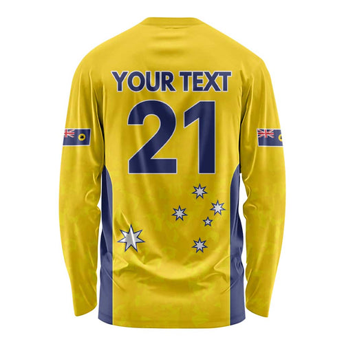 Western Australia Lawn Bowls Custom Long Sleeve Shirt Aussie Minimalist Style - Aussie Hoodie