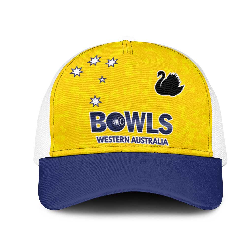 Western Australia Lawn Bowls Mesh Trucker Cap Aussie Minimalist Style - Aussie Hoodie
