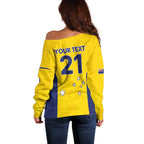 Western Australia Lawn Bowls Custom Off Shoulder Sweater Aussie Minimalist Style - Aussie Hoodie