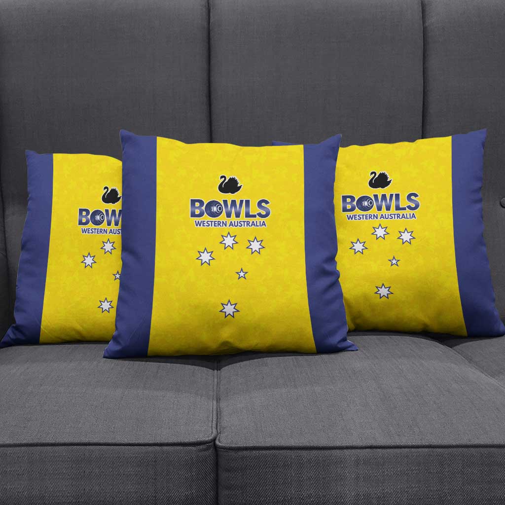 Western Australia Lawn Bowls Pillow Cover Aussie Minimalist Style - Aussie Hoodie