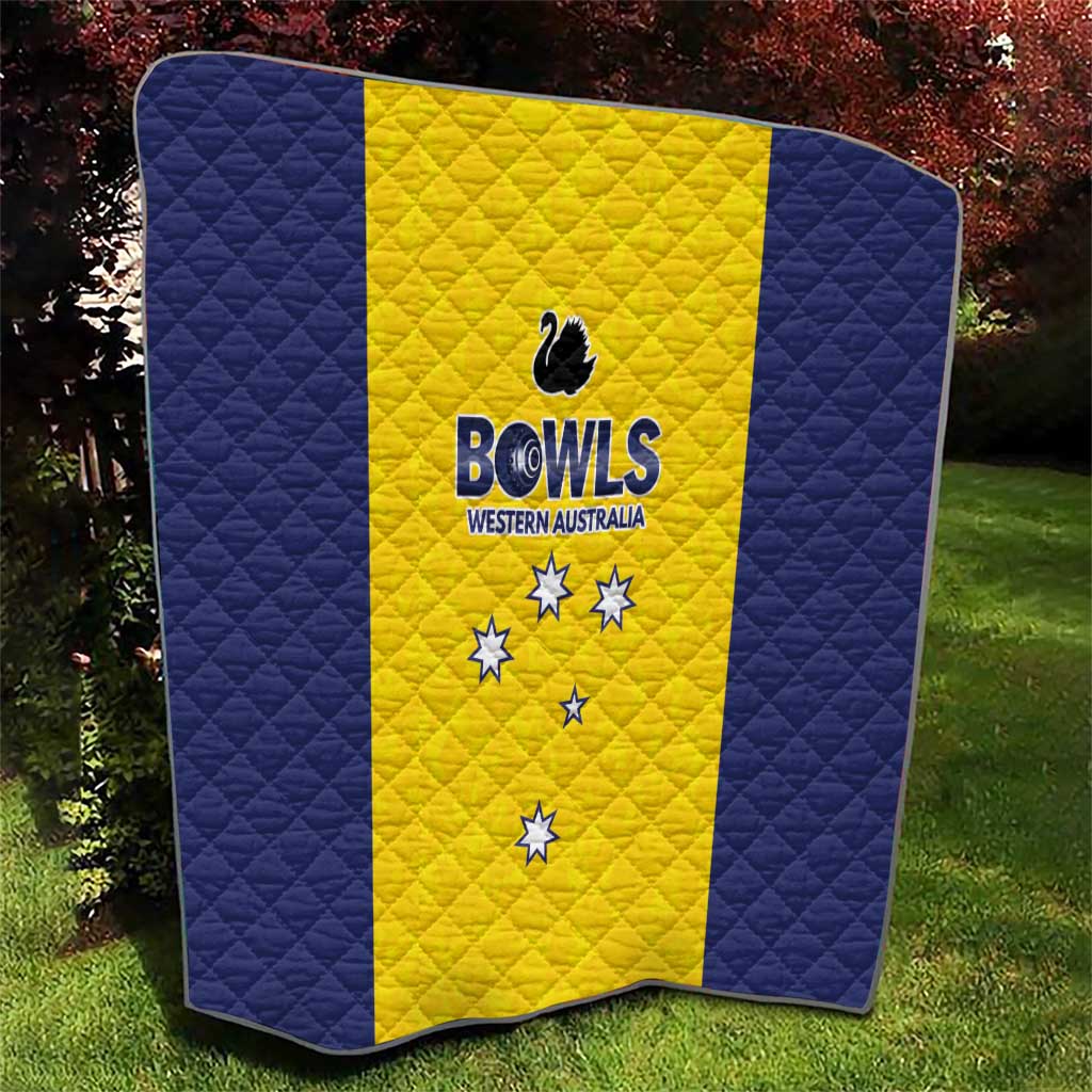 Western Australia Lawn Bowls Quilt Aussie Minimalist Style - Aussie Hoodie