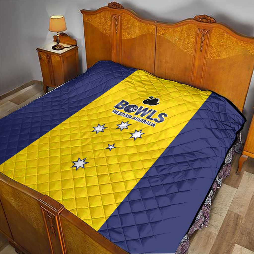 Western Australia Lawn Bowls Quilt Aussie Minimalist Style - Aussie Hoodie