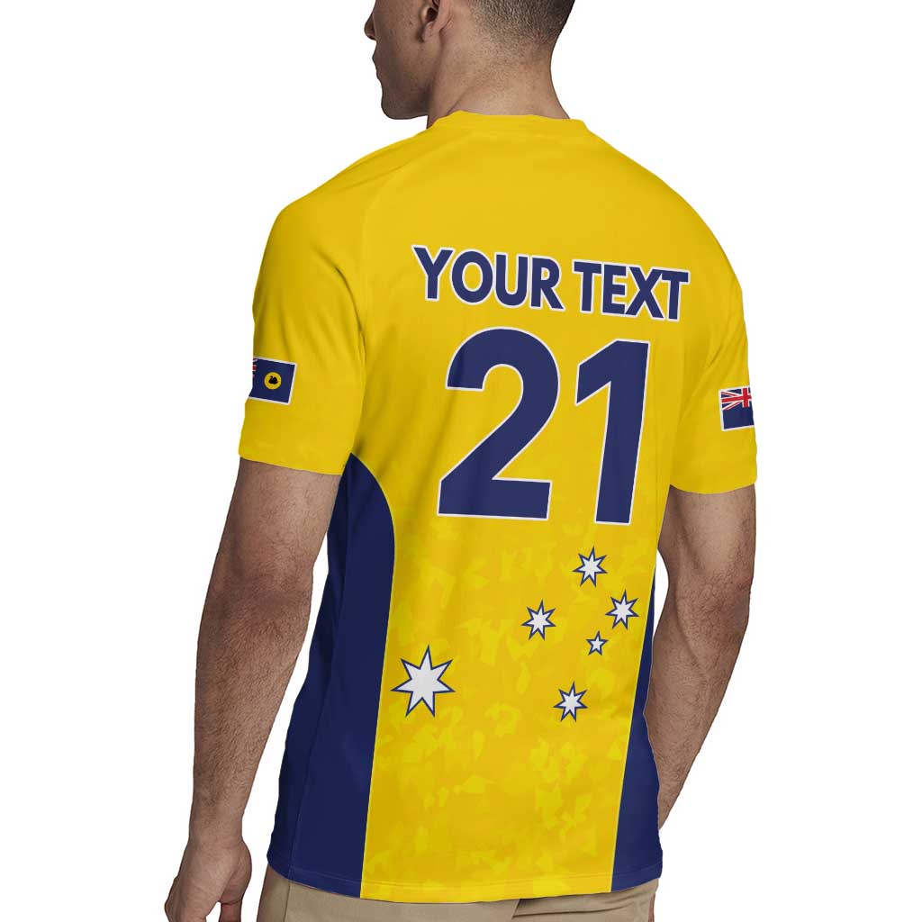 Western Australia Lawn Bowls Custom Rugby Jersey Aussie Minimalist Style - Aussie Hoodie