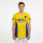 Western Australia Lawn Bowls Custom Scrub Top Aussie Minimalist Style - Aussie Hoodie