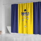 Western Australia Lawn Bowls Shower Curtain Aussie Minimalist Style - Aussie Hoodie