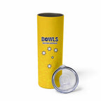 Western Australia Lawn Bowls Custom Skinny Tumbler Aussie Minimalist Style - Aussie Hoodie