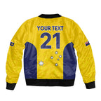 Western Australia Lawn Bowls Custom Sleeve Zip Bomber Jacket Aussie Minimalist Style - Aussie Hoodie