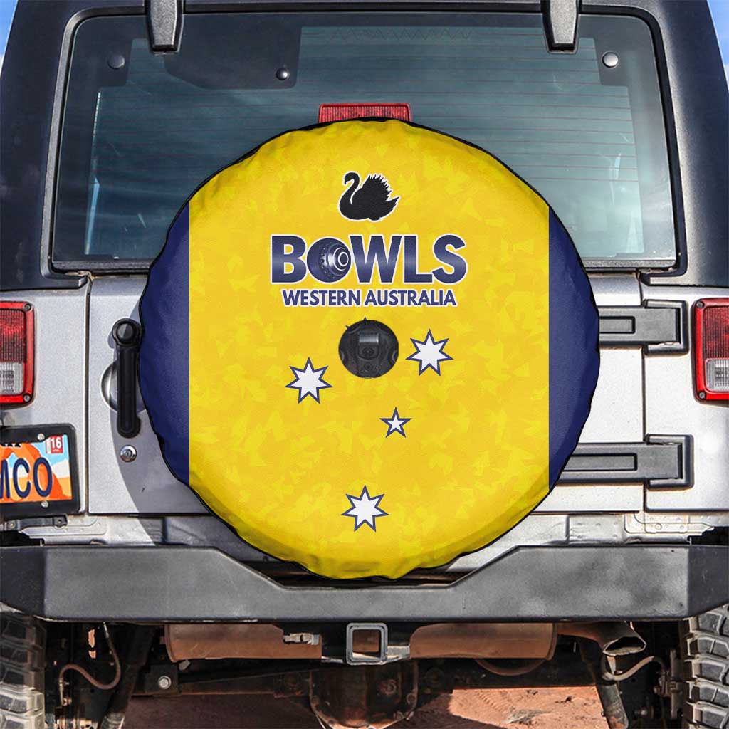Western Australia Lawn Bowls Spare Tire Cover Aussie Minimalist Style - Aussie Hoodie