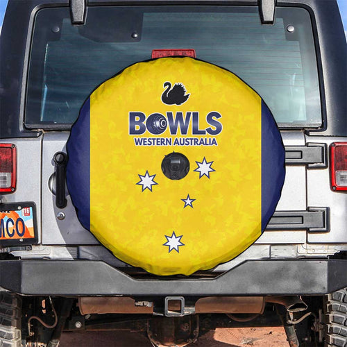 Western Australia Lawn Bowls Spare Tire Cover Aussie Minimalist Style - Aussie Hoodie