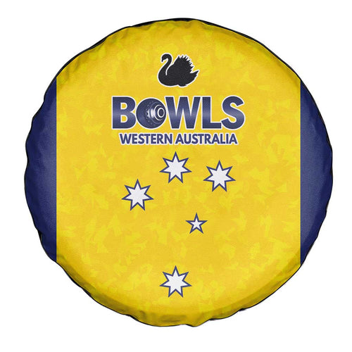 Western Australia Lawn Bowls Spare Tire Cover Aussie Minimalist Style - Aussie Hoodie