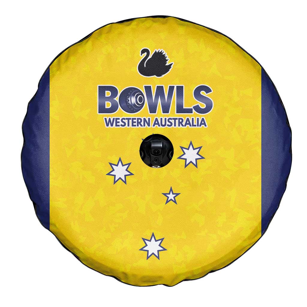 Western Australia Lawn Bowls Spare Tire Cover Aussie Minimalist Style - Aussie Hoodie