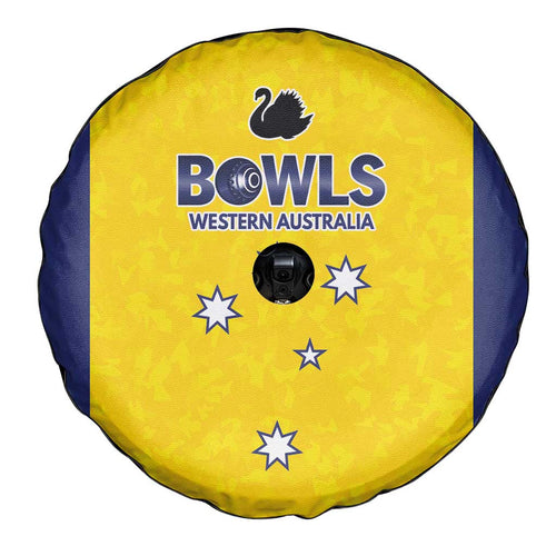 Western Australia Lawn Bowls Spare Tire Cover Aussie Minimalist Style - Aussie Hoodie