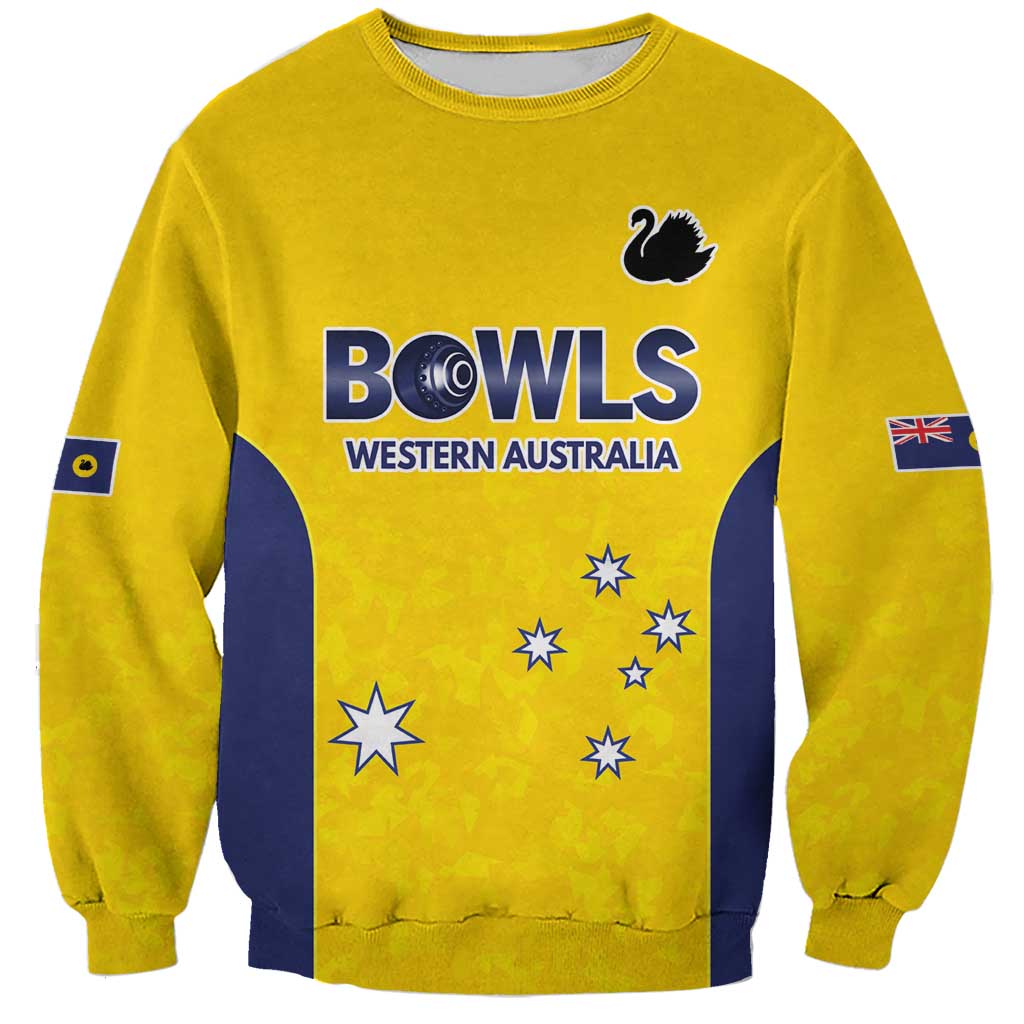 Western Australia Lawn Bowls Custom Sweatshirt Aussie Minimalist Style - Aussie Hoodie