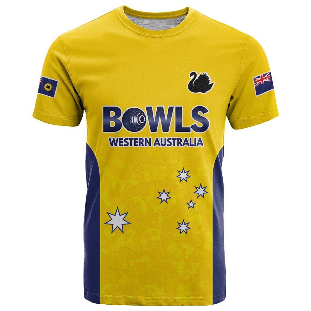 Western Australia Lawn Bowls Custom T Shirt Aussie Minimalist Style - Aussie Hoodie