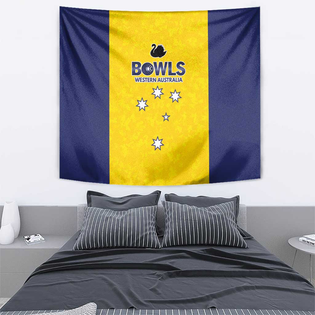 Western Australia Lawn Bowls Tapestry Aussie Minimalist Style - Aussie Hoodie