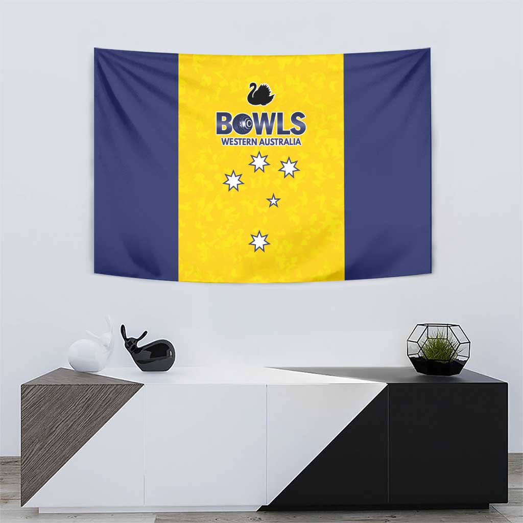 Western Australia Lawn Bowls Tapestry Aussie Minimalist Style - Aussie Hoodie