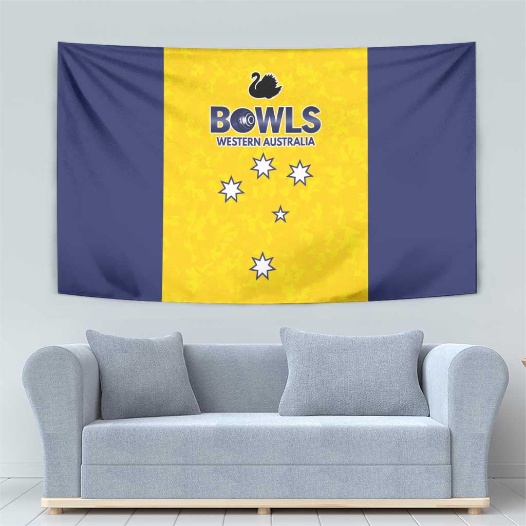 Western Australia Lawn Bowls Tapestry Aussie Minimalist Style - Aussie Hoodie