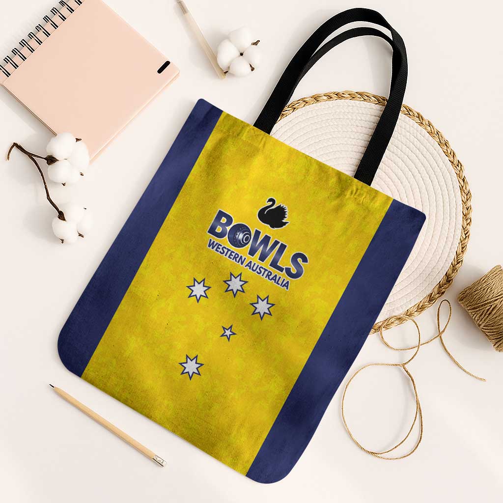 Western Australia Lawn Bowls Tote Bag Aussie Minimalist Style - Aussie Hoodie