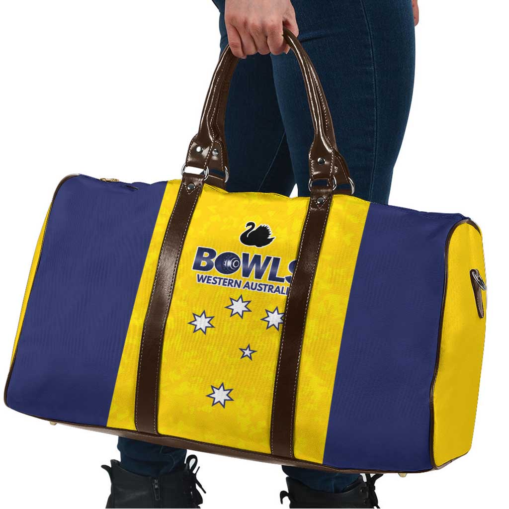 Western Australia Lawn Bowls Travel Bag Aussie Minimalist Style - Aussie Hoodie