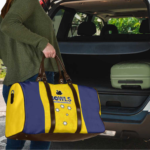 Western Australia Lawn Bowls Travel Bag Aussie Minimalist Style - Aussie Hoodie
