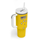 Western Australia Lawn Bowls Custom Tumbler With Handle Aussie Minimalist Style - Aussie Hoodie