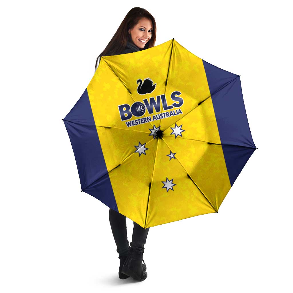 Western Australia Lawn Bowls Umbrella Aussie Minimalist Style - Aussie Hoodie