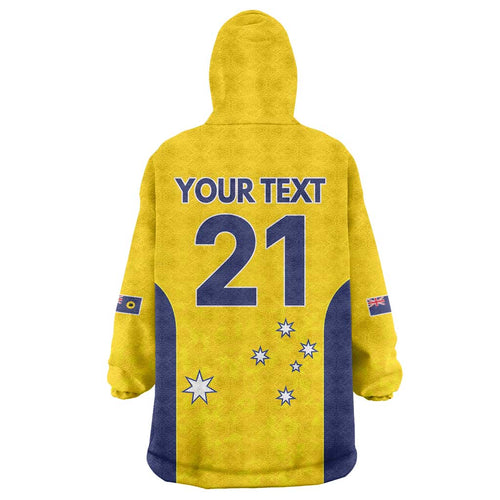 Western Australia Lawn Bowls Custom Wearable Blanket Hoodie Aussie Minimalist Style - Aussie Hoodie