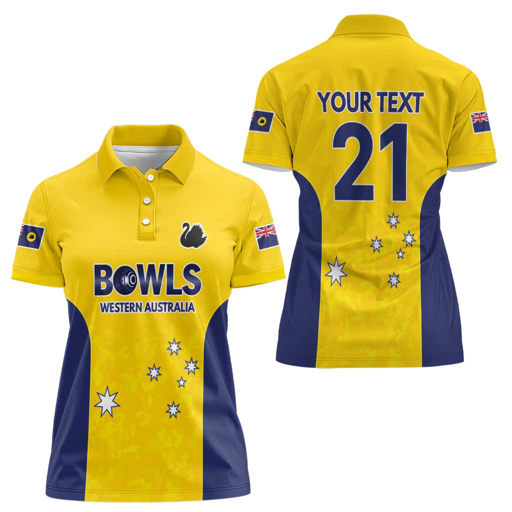 Western Australia Lawn Bowls Custom Women Polo Shirt Aussie Minimalist Style - Aussie Hoodie