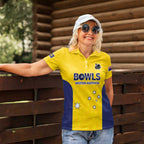Western Australia Lawn Bowls Custom Women Polo Shirt Aussie Minimalist Style - Aussie Hoodie