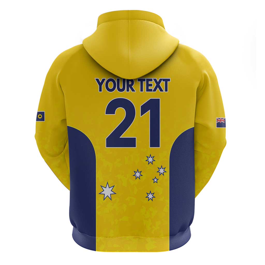 Western Australia Lawn Bowls Custom Zip Hoodie Aussie Minimalist Style - Aussie Hoodie