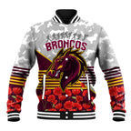 Broncos Rugby ANZAC Day 2024 Baseball Jacket Camouflage Style