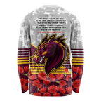 Broncos Rugby ANZAC Day 2024 Long Sleeve Shirt Camouflage Style