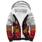 Broncos Rugby ANZAC Day 2024 Sherpa Hoodie Camouflage Style