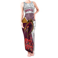 Broncos Rugby ANZAC Day 2024 Tank Maxi Dress Camouflage Style