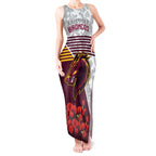 Broncos Rugby ANZAC Day 2024 Tank Maxi Dress Camouflage Style