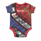Personalised ANZAC Spirit 1915-2026 Filmstrip Tribute Baby Onesie Lest We Forget 25 April
